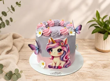 Tort cu foto Unicorn