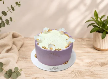 Tort Lila cu Floricele
